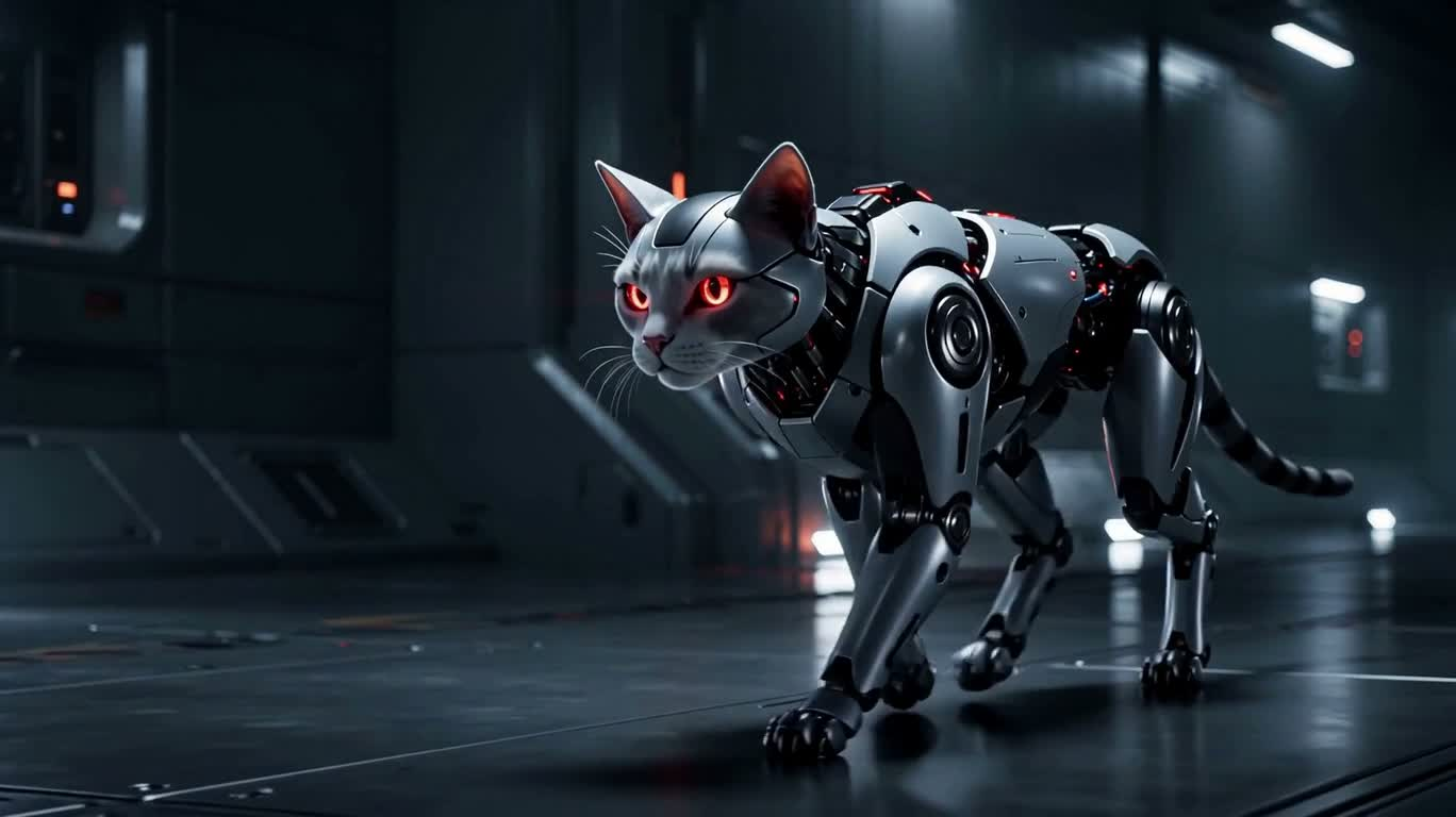 Stealth of the Red-Eyed Mechanical Cat