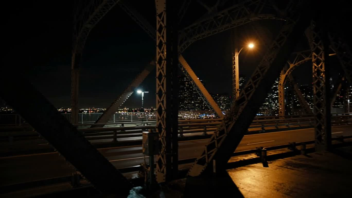Waiting Quietly by the Night Bridge