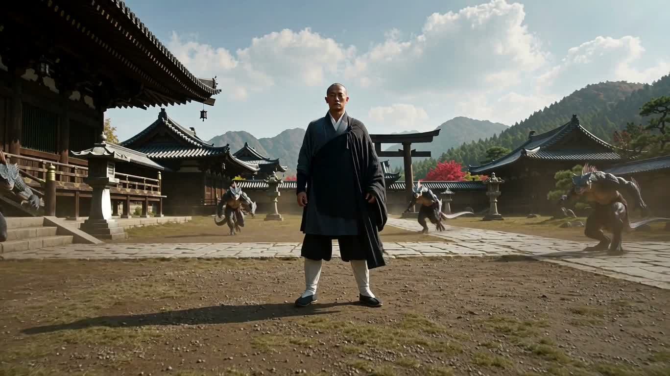 盲眼武僧荒寺战群魔