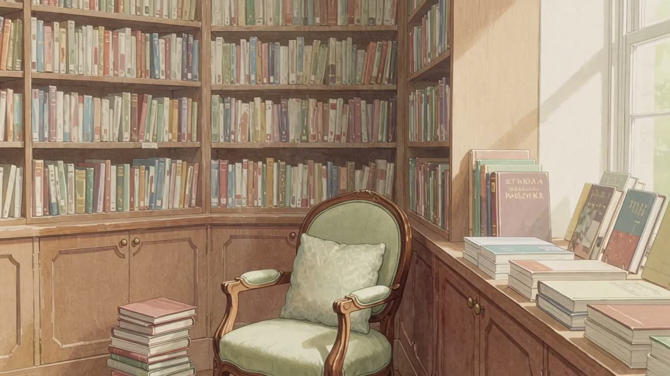 Тихий уголок книжного магазина