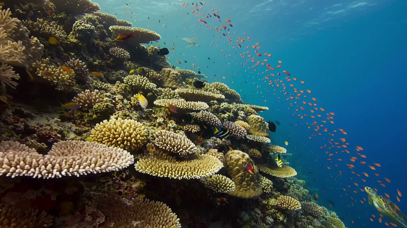 Vibrant Undersea Coral Secret Realm