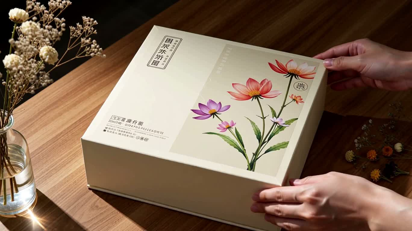 花茶礼盒开箱与冲泡