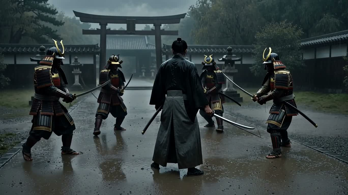 雨幕の浪人決戦