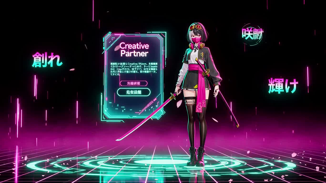 桜サイバー侍:クリエイティブパートナーの開花