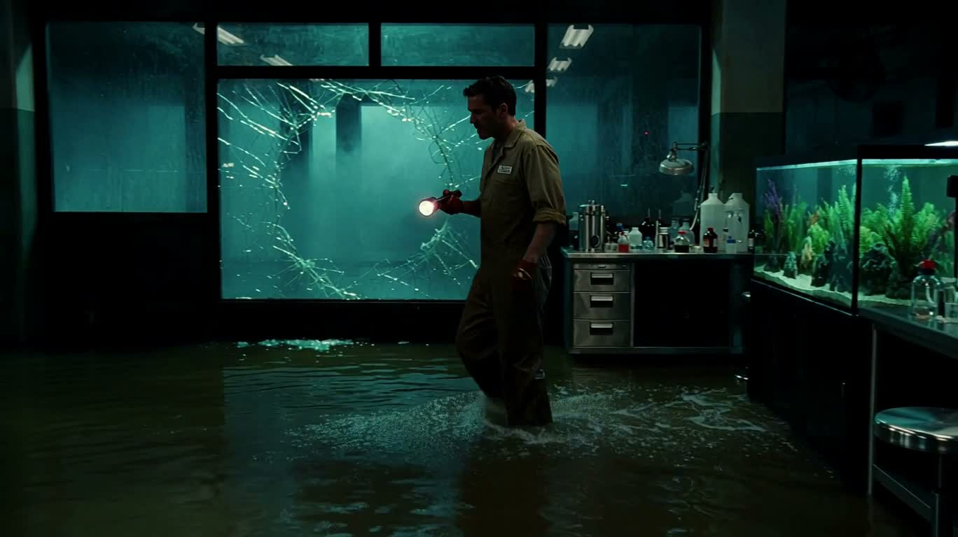 flooded laboratory crocodile attack