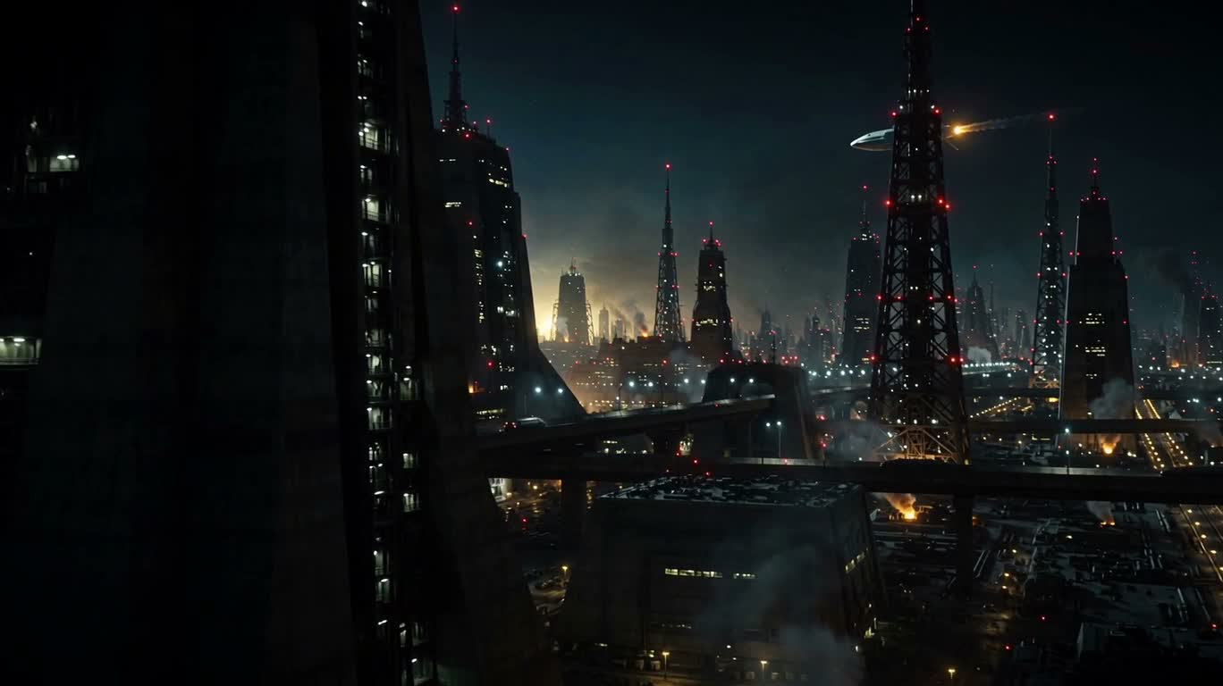 Жестокая ночь в научно-фантастическом космопорте в стиле 70-х