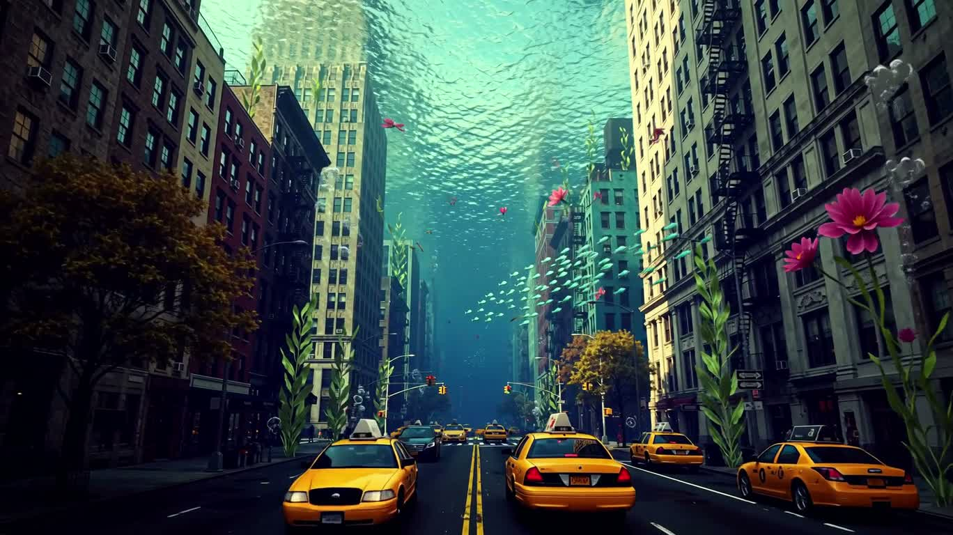 海底纽约的异界晨光