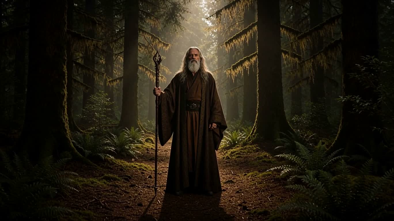 The Spellcaster in the Forest