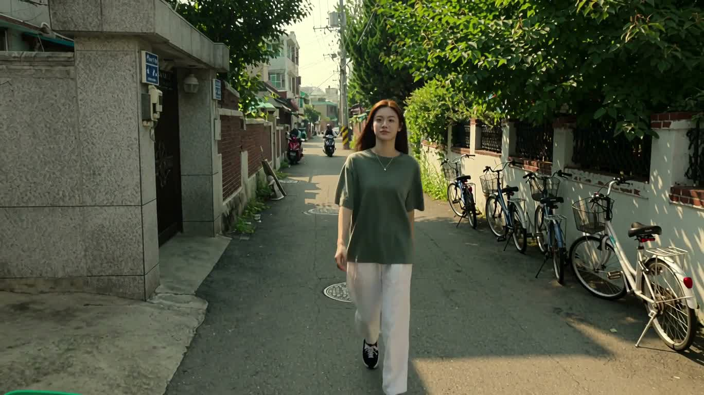 路地の屋台の心温まるひととき