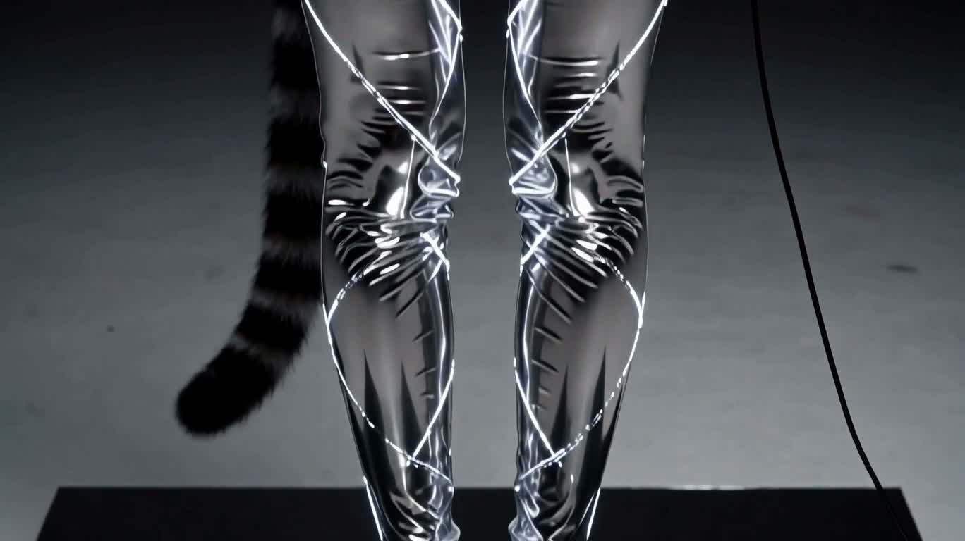 星河瞳孔中的赛博猫 — AI video creation