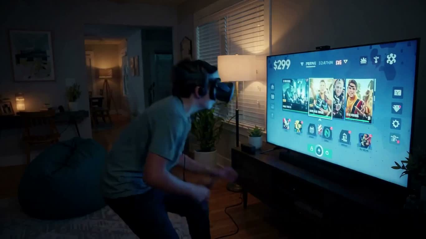 Immersive VR Thriller Ad in TV Glow