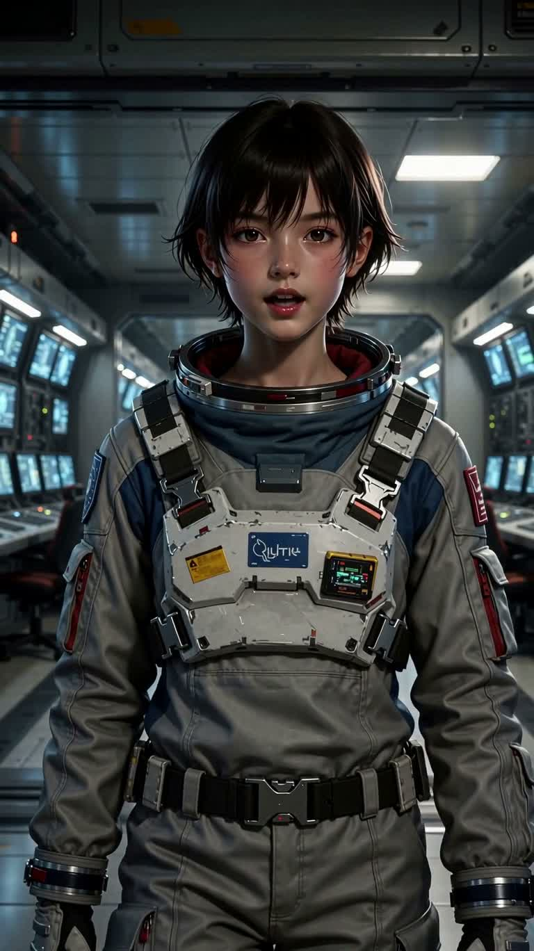 星間図書館の少女