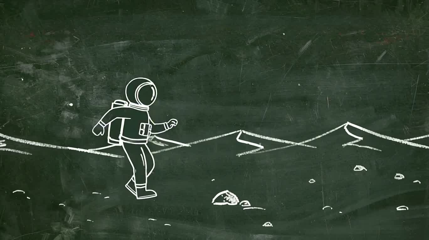 Chalk Moon Leap