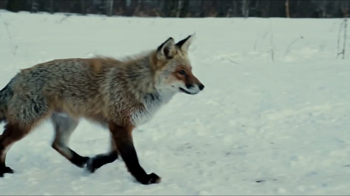 雪原の狐犬 — AI video creation