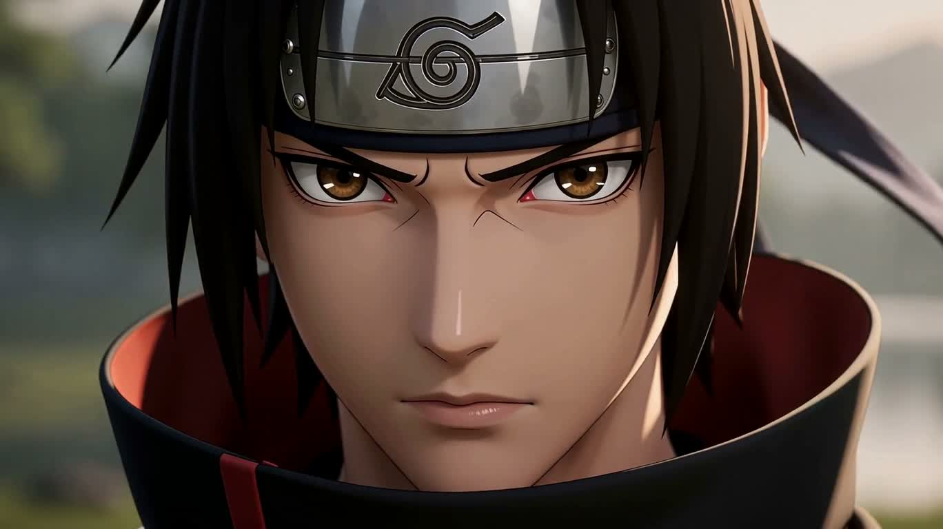 Portrait réaliste et impassible d'un ninja — AI video creation