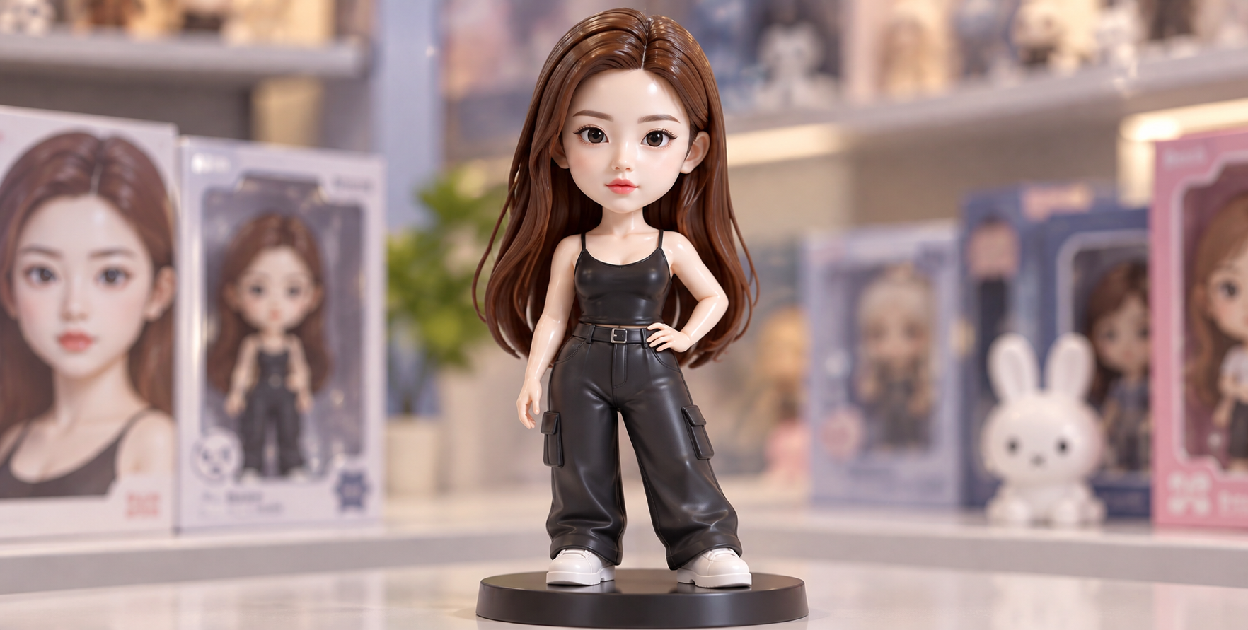 保留身份特征的风格化 3D 动作人偶