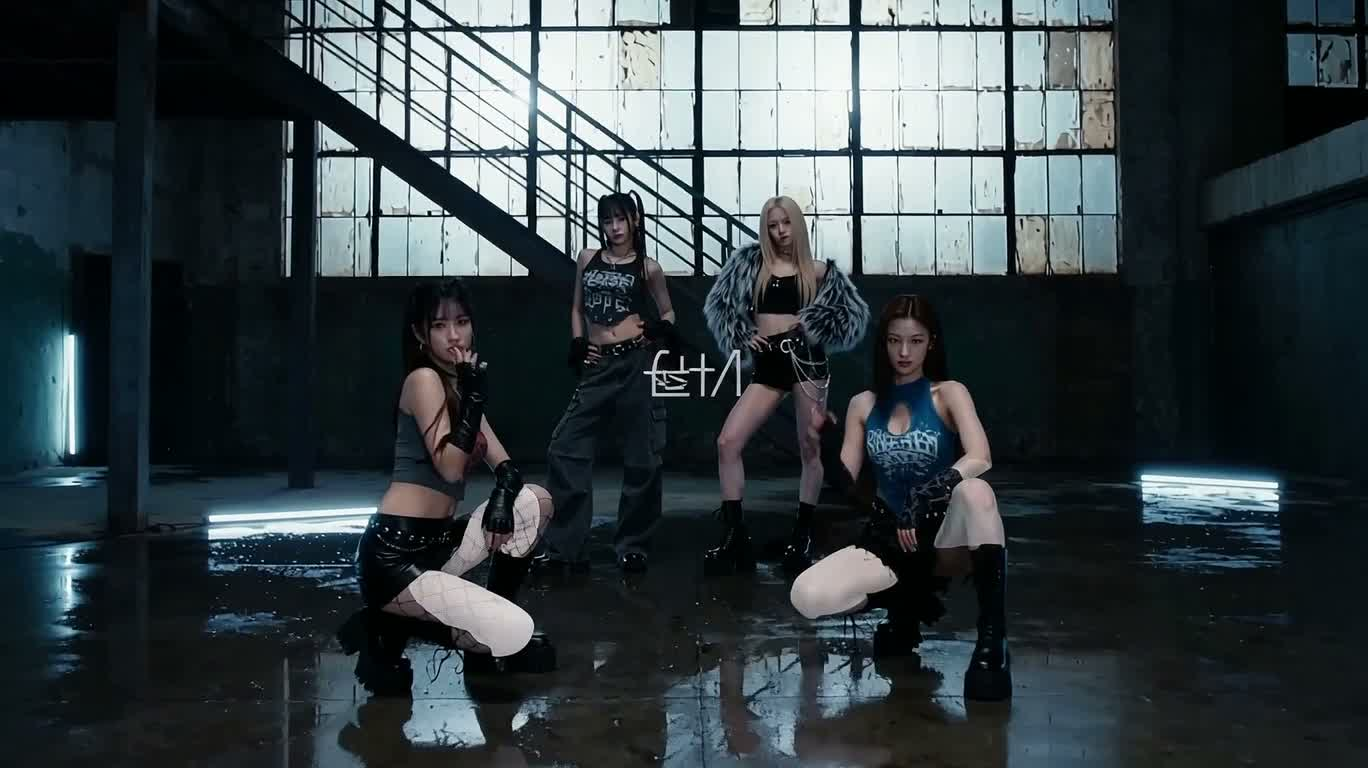 ネオン倉庫のストリートダンスショー