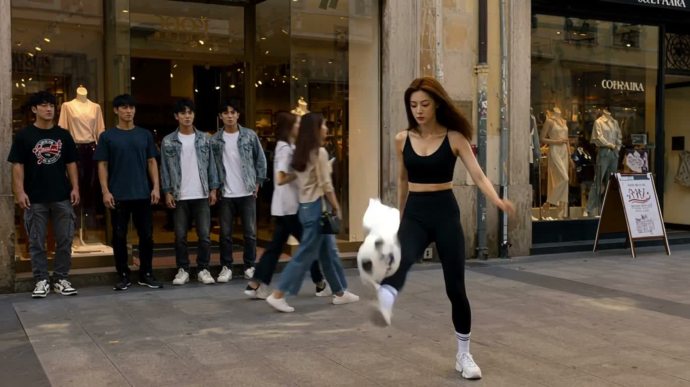 Unexpected Twist in Street Football