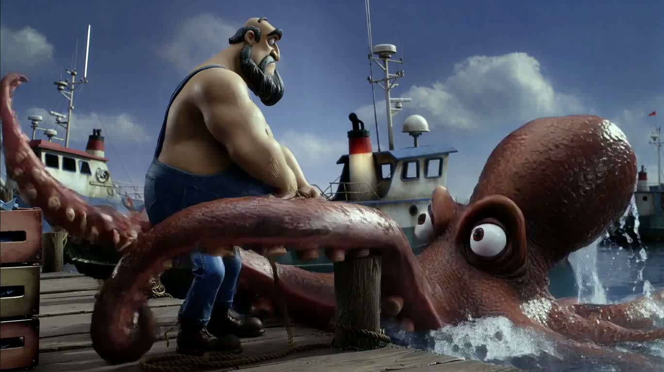 Clay Octopus Wrestling at the Docks