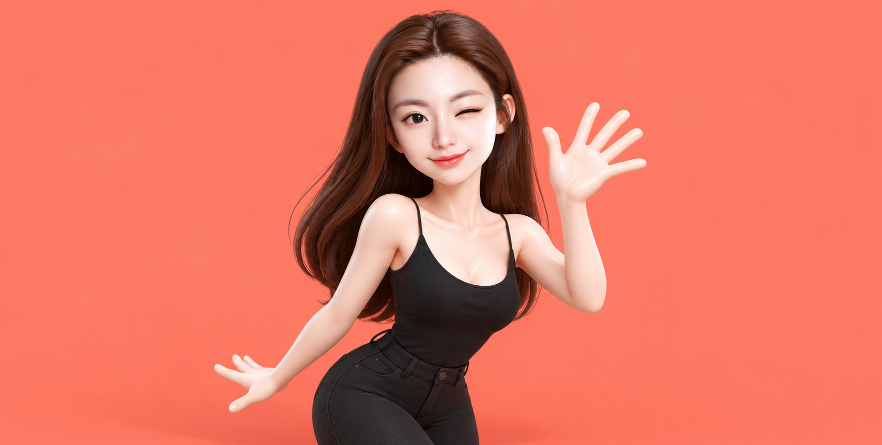 橡胶软管风格3D成人角色设计 — AI image creation