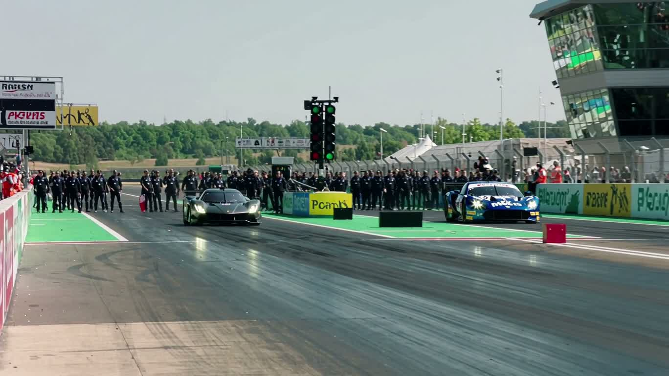 Le Mans Straight: Two-Car Sprint