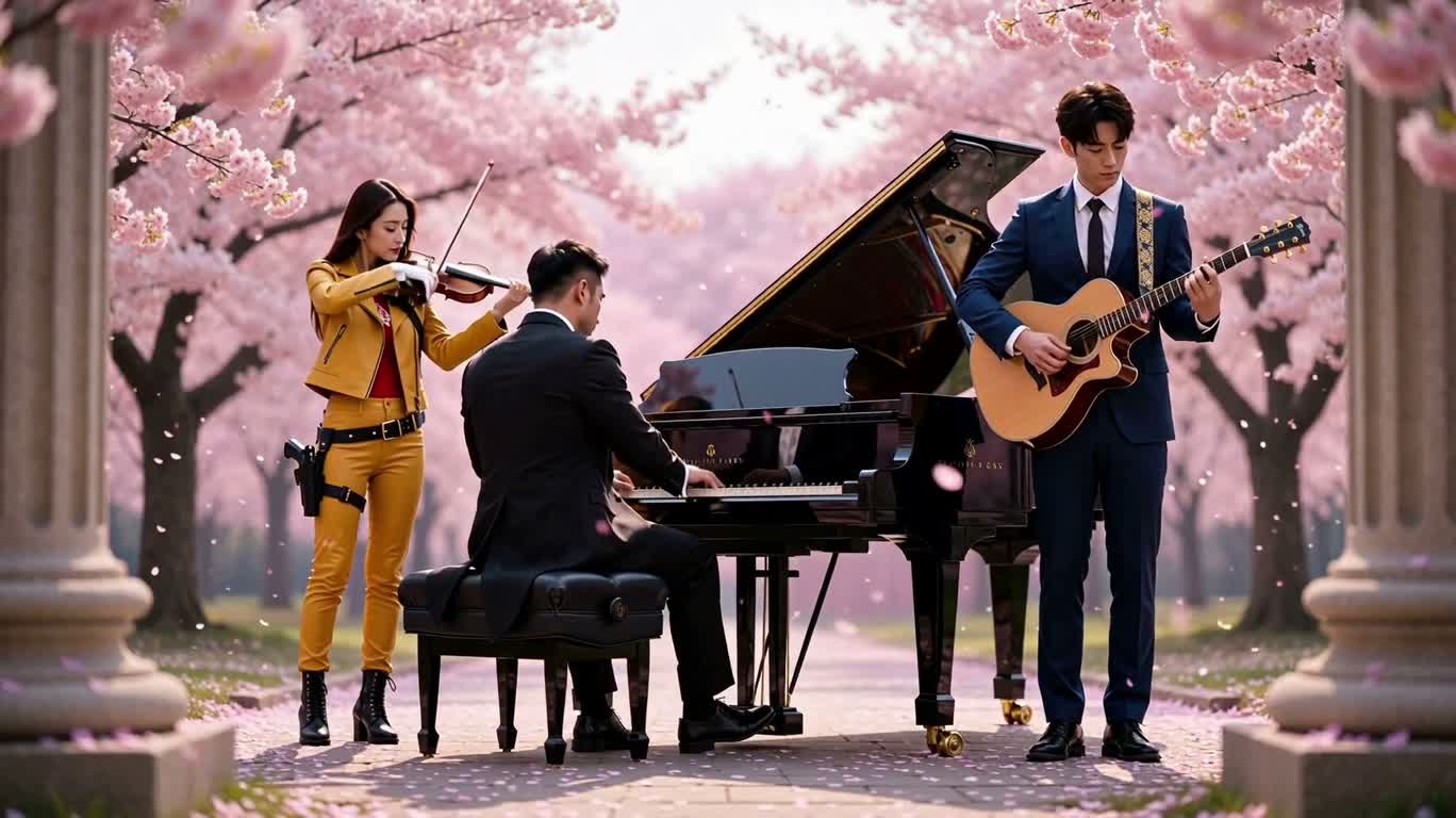 桜の庭のシュールな賞金稼ぎの組曲