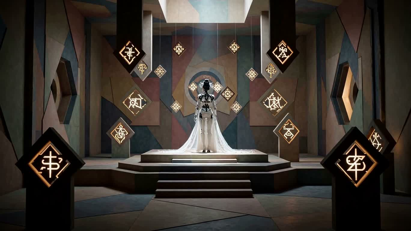人眼机械女王:象征主义幻境