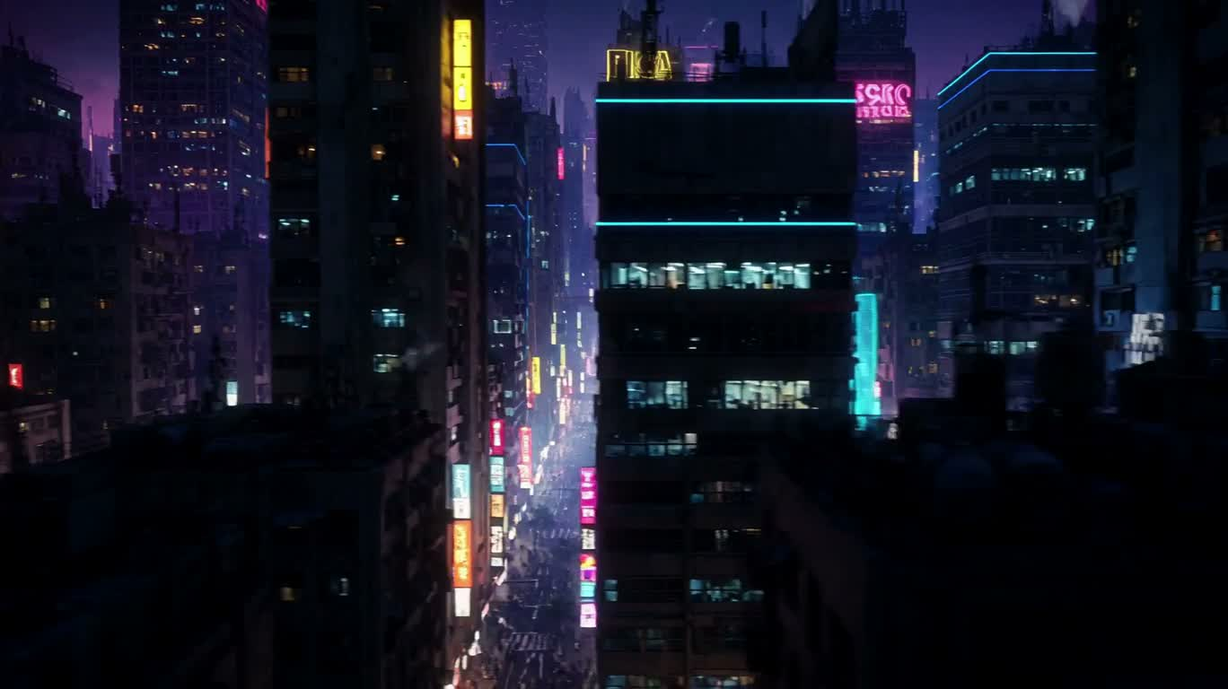 霓虹赛博都市