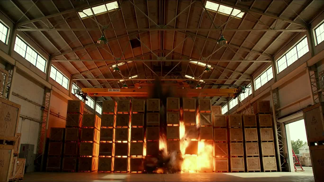仓库爆破