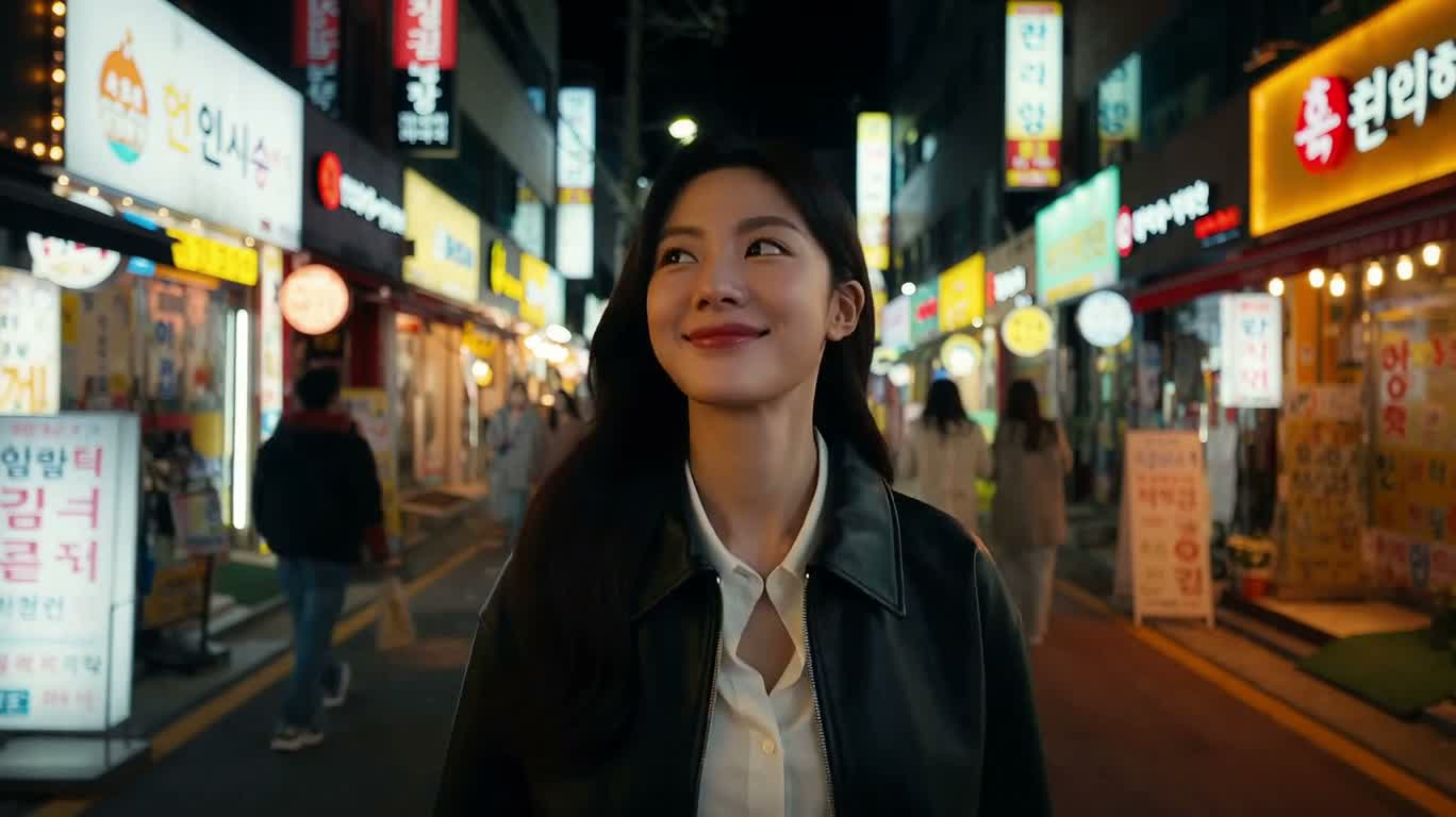 首尔弘大夜市漫游