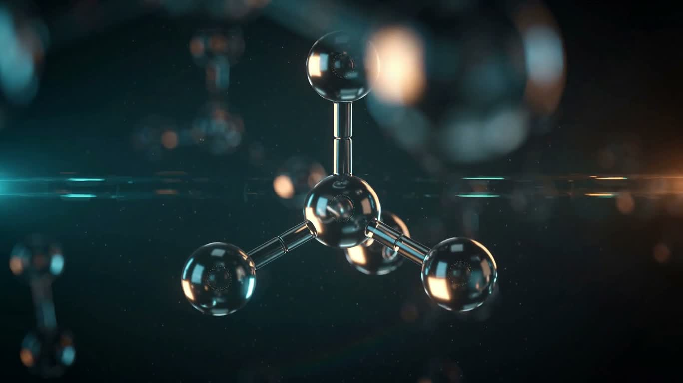 甲烷分子数字艺术 — AI video creation