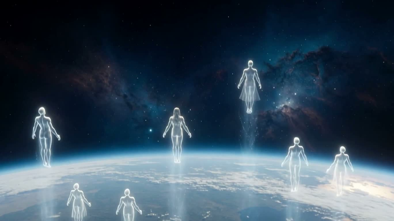 Soul Ascending Toward Heavenly Light