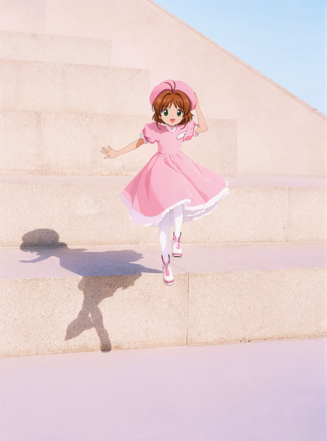 Sakura Kinomoto · Un pas devant l'ombre — AI image creation