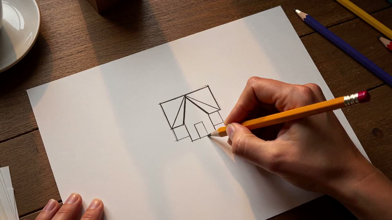 Un village de papier qui se plie et grandit
