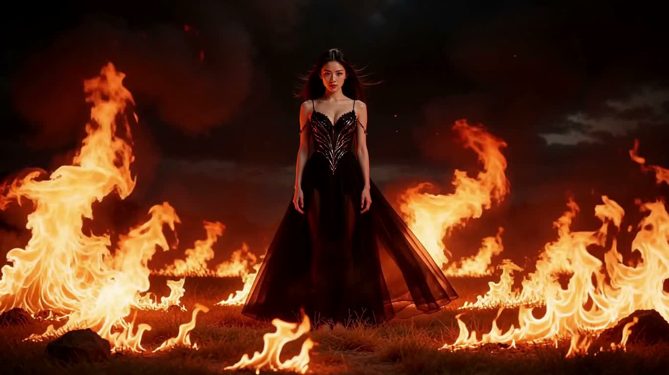 火焰魔女 — AI video creation