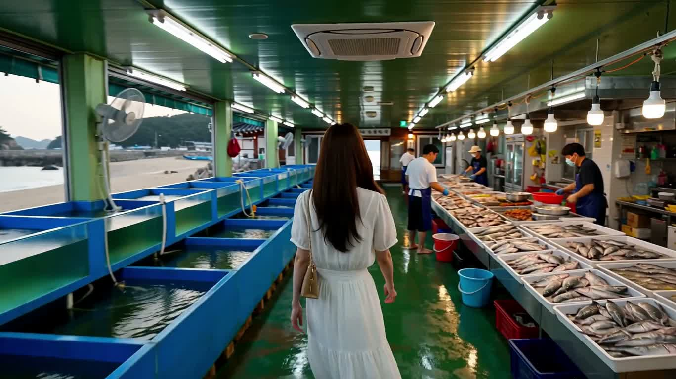 潮風と海の幸の一日
