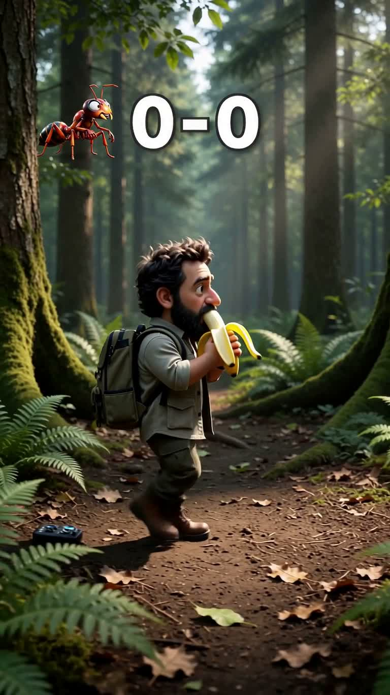 La bataille des fourmis de la forêt