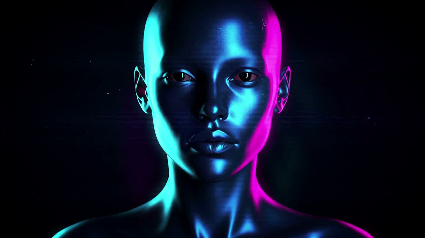 Tái tạo khuôn mặt neon lỗi