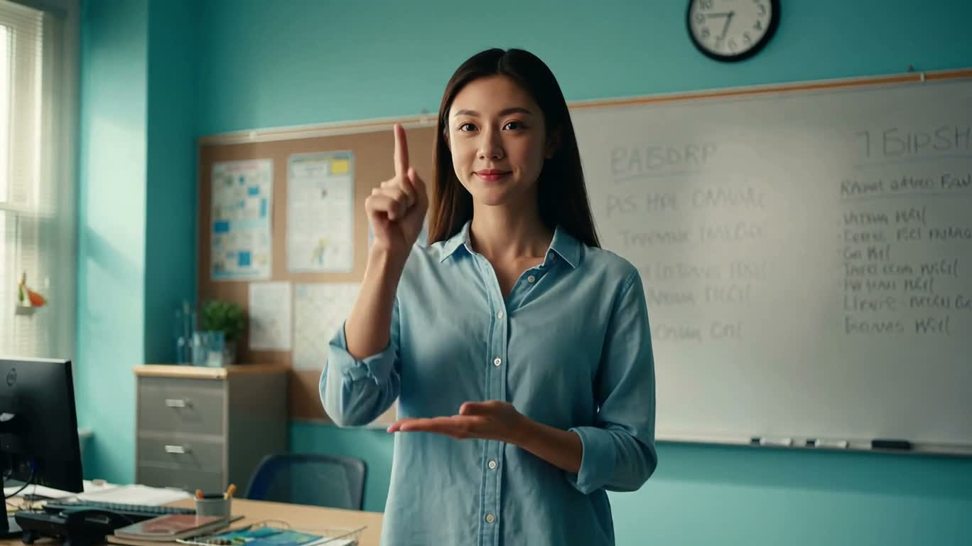 Khoảnh khắc ấm áp qua ngôn ngữ ký hiệu