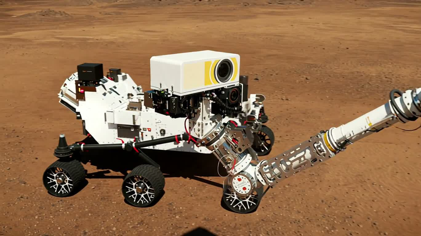 Selfie du rover martien