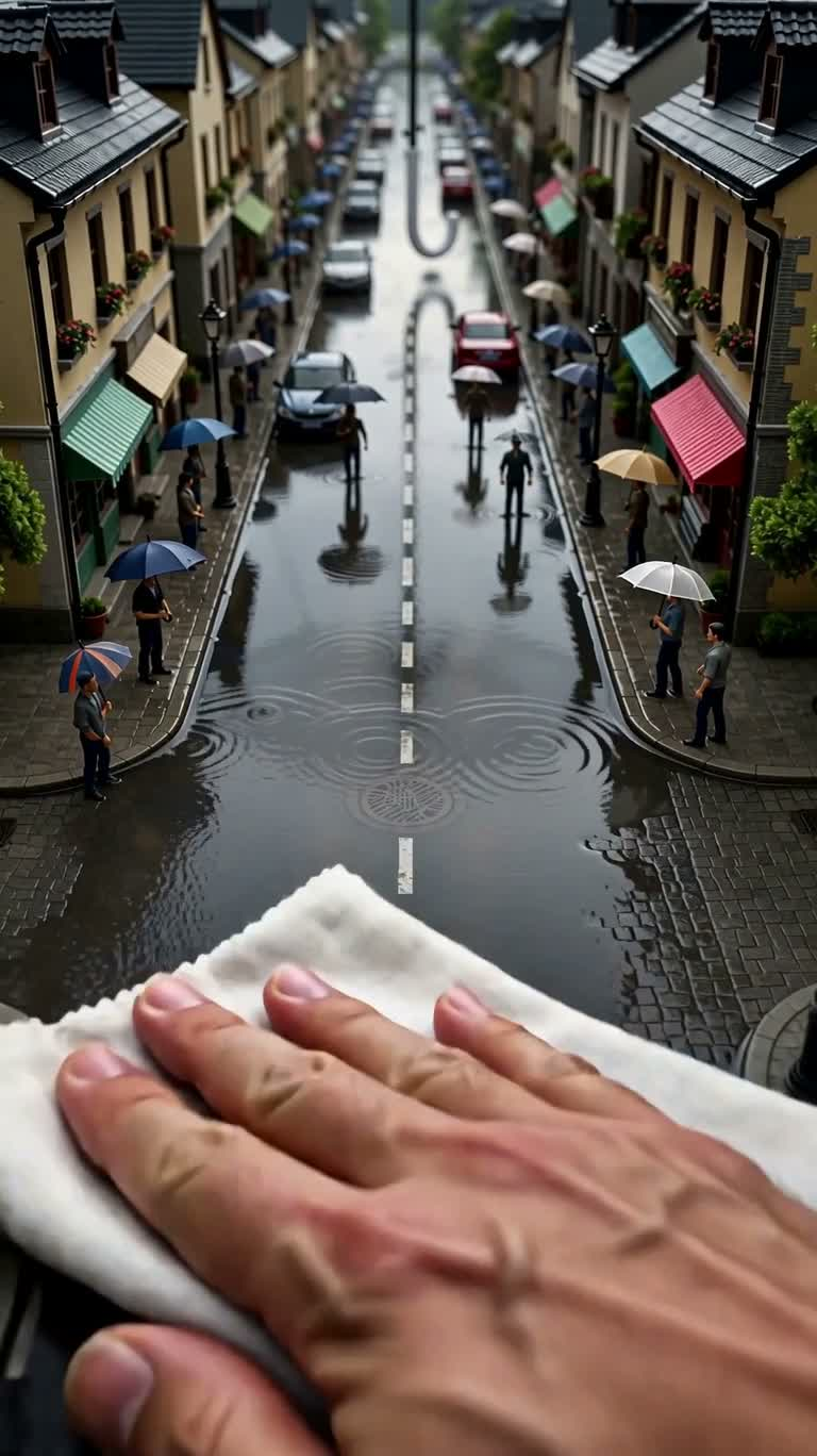 巨手拯救迷你雨城