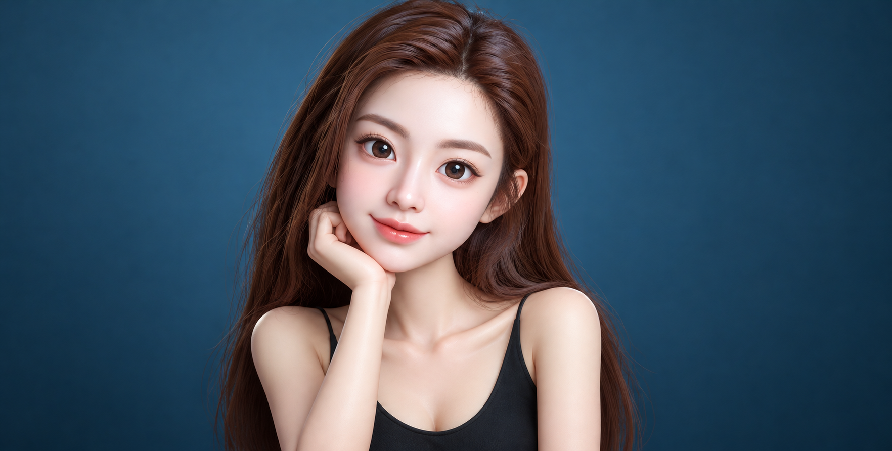 柔和风格的3D人物夸张肖像