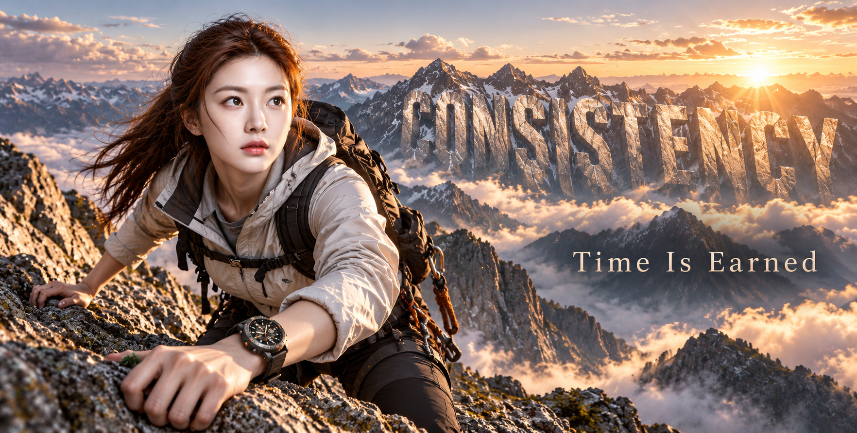 SUMMIT ARC 3 새벽 등반 옥외 광고