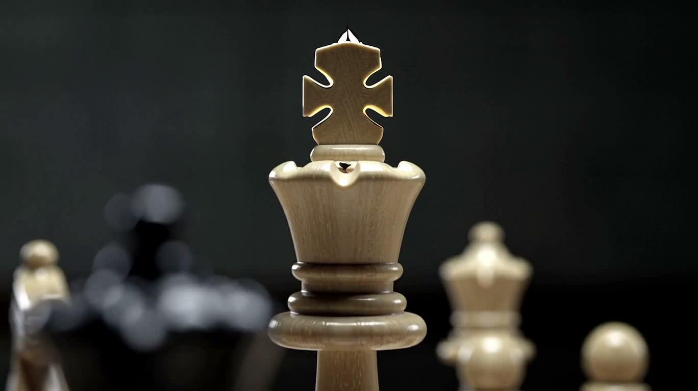 King on the Chessboard — AI video creation