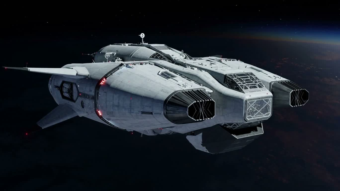 Interstellar Cruise Ship — AI video creation