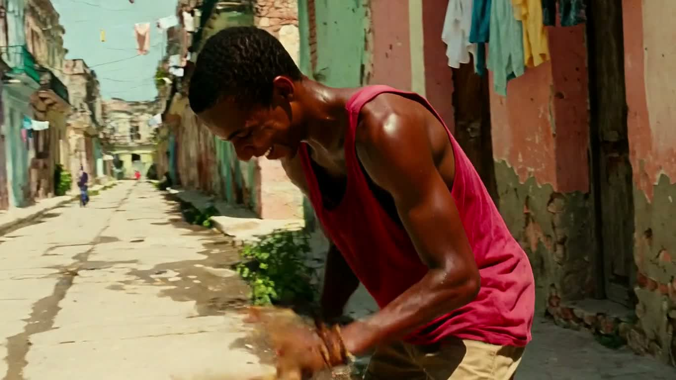 Nhịp điệu băng video của tay trống đường phố Havana