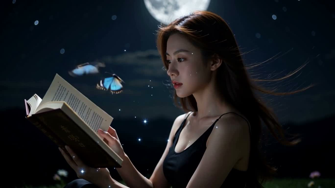 Cổ tích bóng bướm dưới trăng — AI video creation
