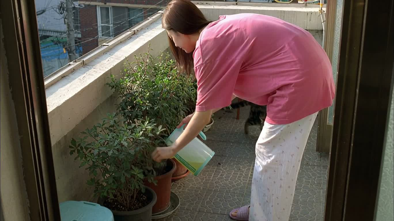 Routine matinale dans un vieil appartement de Séoul