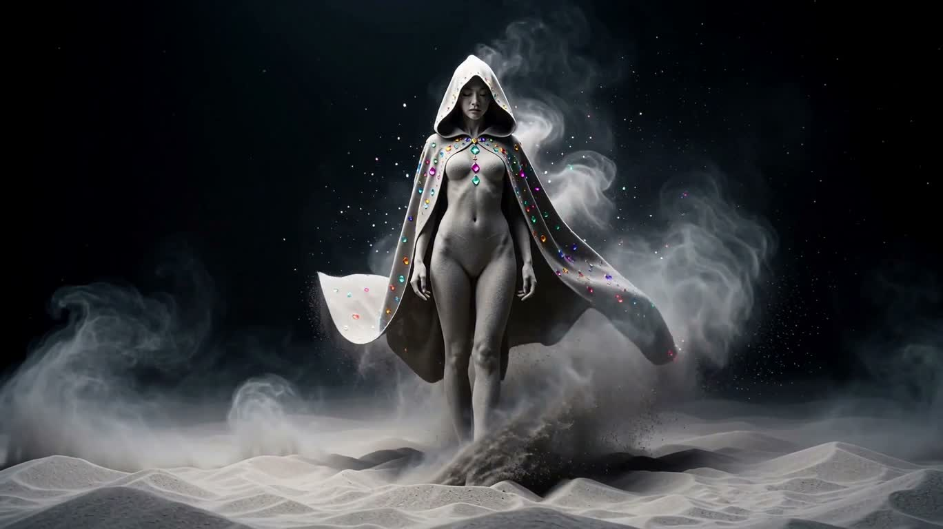 星尘女巫化身沙粒巨龙