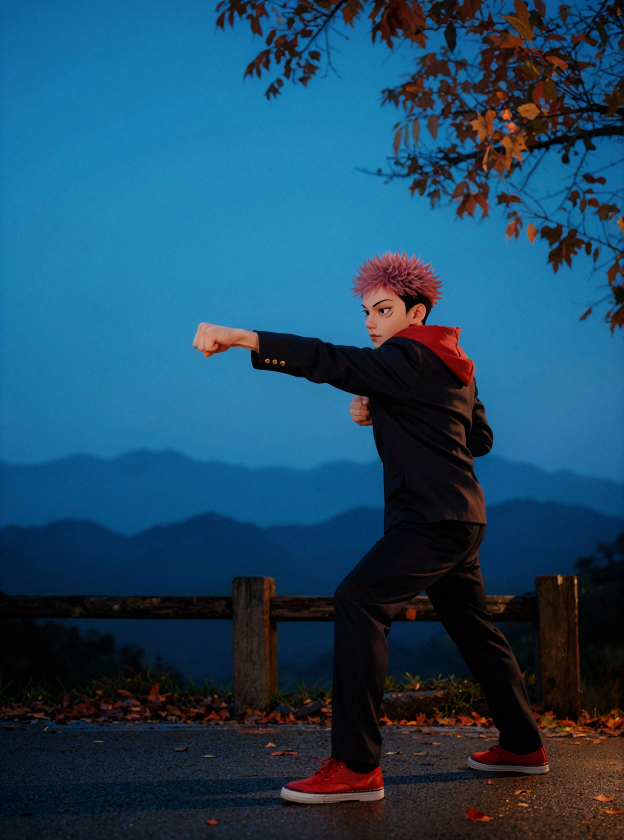 Yuji Itadori · Punch Freeze Frame · Blue Hour